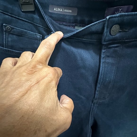 NWT NYDJ Blue Denim Jeans jeggings size 18 p - Picture 6 of 9